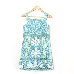 Lilly Pulitzer | Blue Mosaic Floral Shift Dress